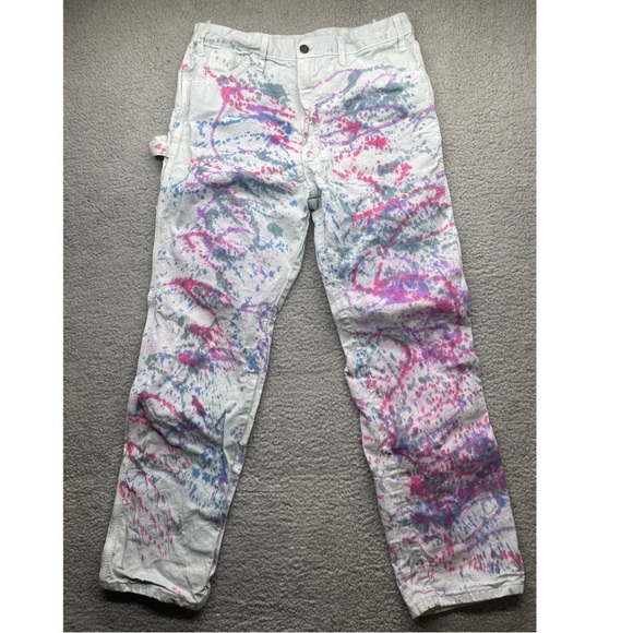 Dickies Tie Dye Carpenter Pants 34x32 - Picture 1 of 11